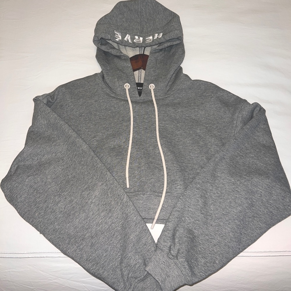 HERVE LEGER crop sweater.  LIKE NEW XS